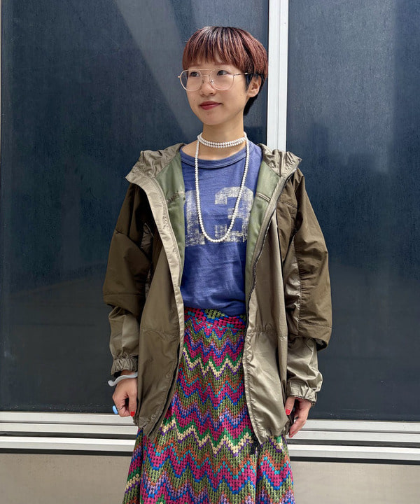 みりさんの「【別注】THE NORTH FACE PURPLE LABEL / マウンテン ウインド パーカ」を使ったコーディネート