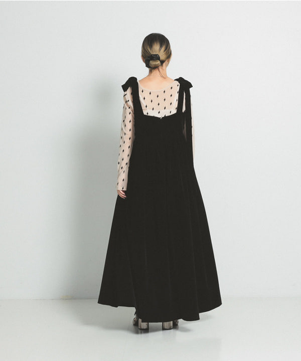 むりょさんの「BEAMS WOMEN｜フロッキー プリント シアー ラウンドネック トップス」を使ったコーディネート