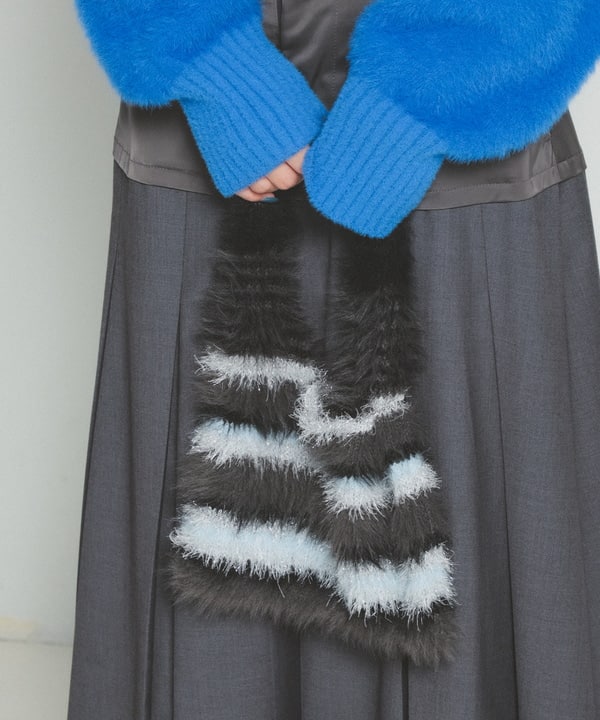 むりょさんの「BEAMS WOMEN｜フェザー シャギー スキッパー ニット」を使ったコーディネート