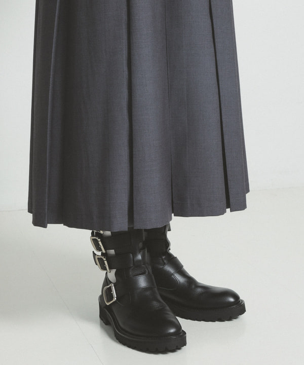 むりょさんの「BEAMS WOMEN｜フェザー シャギー スキッパー ニット」を使ったコーディネート