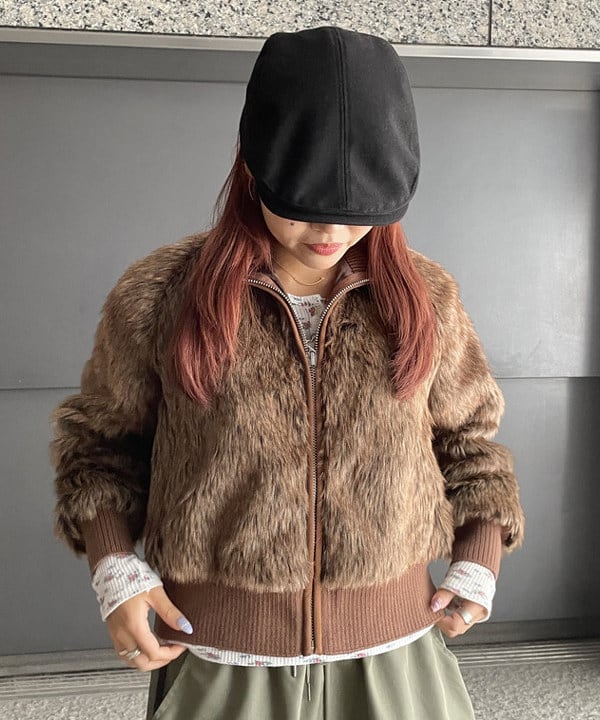 Penney's オレンジファージャケット ショート丈　beams Penney´s オレンジファージャケット ショート丈 beams