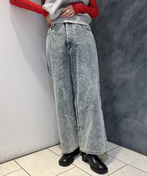 シマダリツコさんの「BEAMS WOMEN｜コーデュロイ 5ポケット ワイド パンツ」を使ったコーディネート