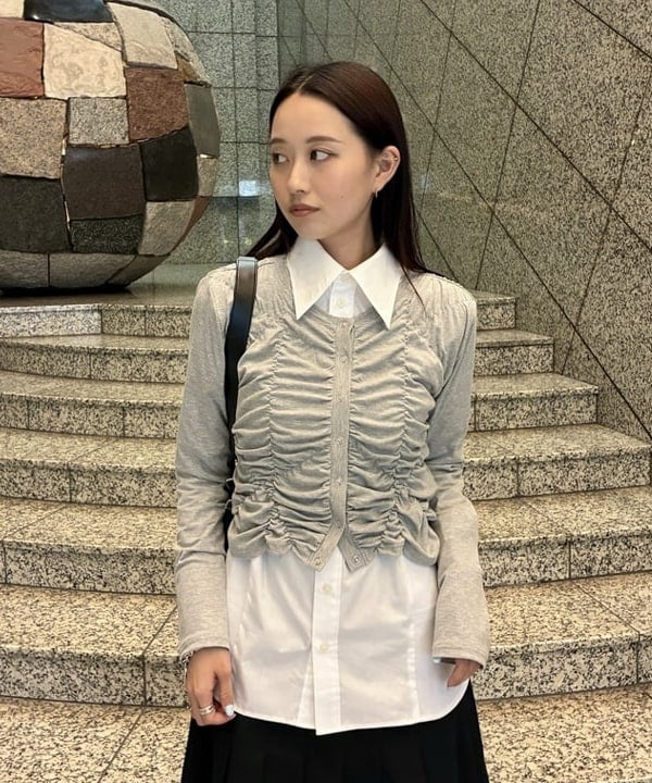 amiriさんの「BEAMS WOMEN｜【別注】FRED PERRY / Tennis Pleats Skirt」を使ったコーディネート