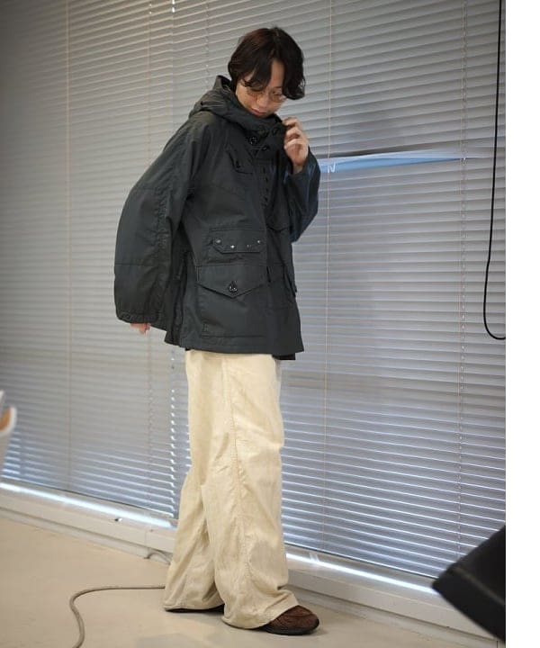 SUDOさんの「BEAMS WOMEN｜ワイド ダスティー イージーパンツ」を使ったコーディネート