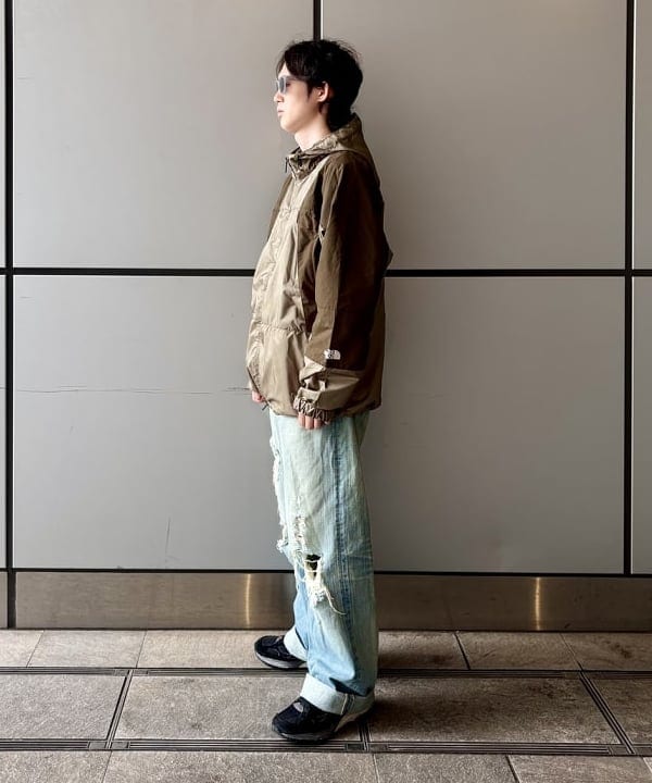 うえきんぐさんの「【別注】THE NORTH FACE PURPLE LABEL / マウンテン ウインド パーカ」を使ったコーディネート