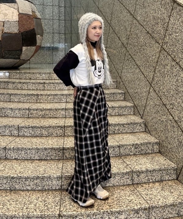 YABUさんの「BEAMS WOMEN｜ソフト 天竺 タートルネック トップス」を使ったコーディネート