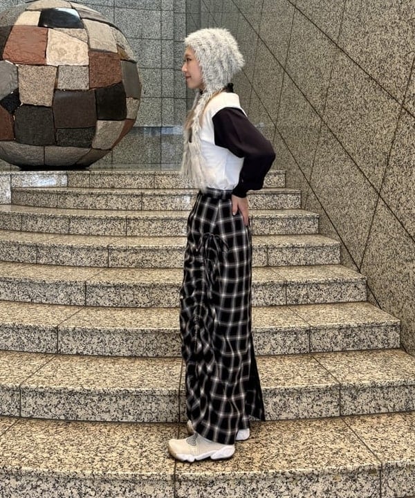 YABUさんの「BEAMS WOMEN｜ソフト 天竺 タートルネック トップス」を使ったコーディネート