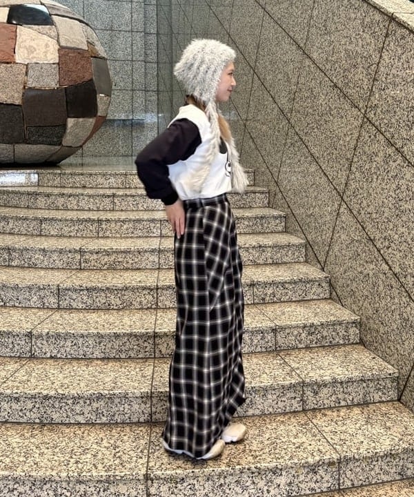 YABUさんの「BEAMS WOMEN｜ソフト 天竺 タートルネック トップス」を使ったコーディネート