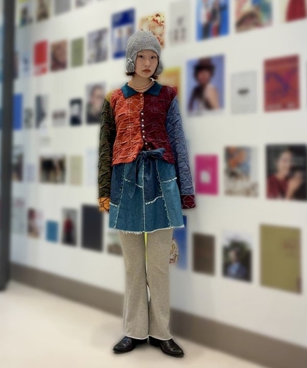 水野 萌香さんの「BEAMS WOMEN｜【別注】Casselini / フラワー ニット帽」を使ったコーディネート