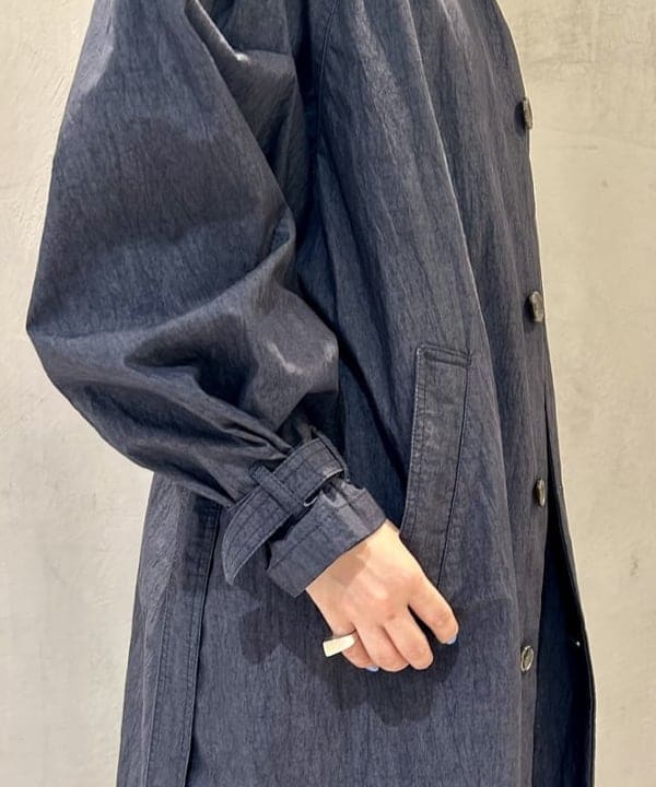 ナツハさんの「BEAMS WOMEN｜コットン ナイロン ミリタリー ステンカラー コート」を使ったコーディネート