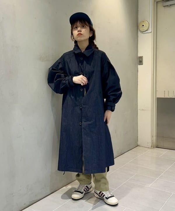 ナツハさんの「BEAMS WOMEN｜コットン ナイロン ミリタリー ステンカラー コート」を使ったコーディネート