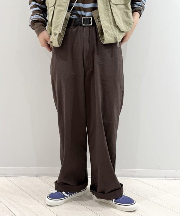 yokoyama shionさんの「BEAMS WOMEN｜ベーシック ボーダー ロングスリーブ」を使ったコーディネート