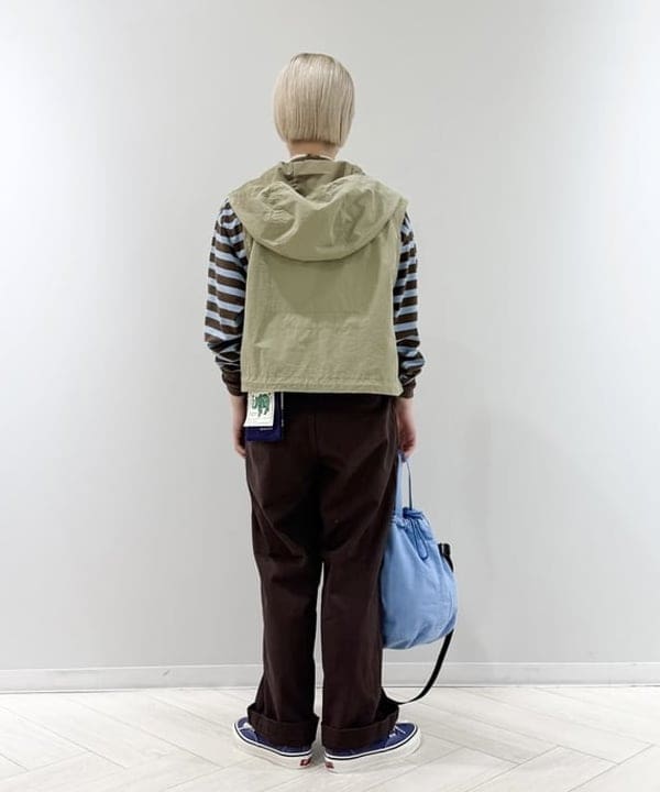 yokoyama shionさんの「BEAMS WOMEN｜ベーシック ボーダー ロングスリーブ」を使ったコーディネート