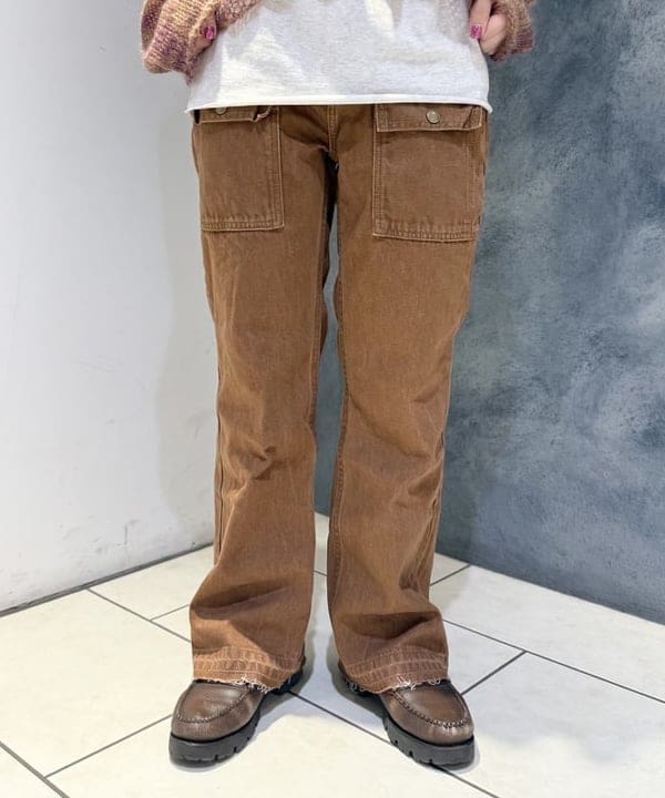 yokoyama shionさんの「BEAMS WOMEN｜カスリ モヘア ベースボール」を使ったコーディネート