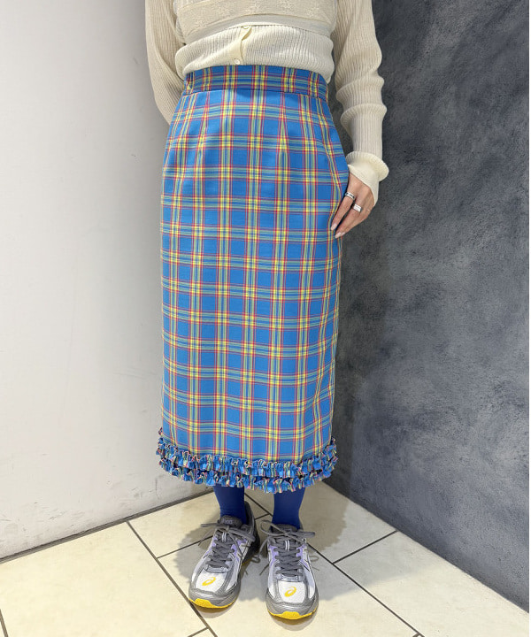 庭野 優紀さんの「BEAMS WOMEN｜リブ ポロ カーディガン」を使ったコーディネート