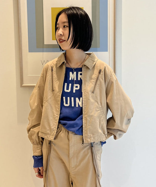 ミナミマリコさんの「BEAMS WOMEN｜maturely / コットン シルク ジッパー カーゴパンツ」を使ったコーディネート