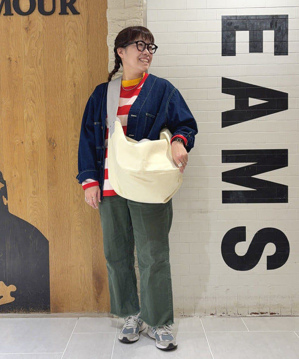 kawaiさんの「BEAMS WOMEN｜【別注】LACOSTE / ボーダー ロングスリーブ Tシャツ」を使ったコーディネート
