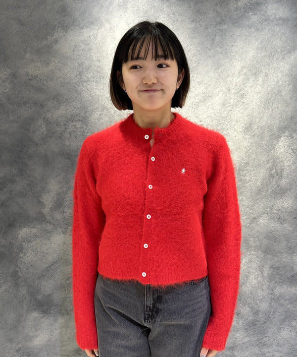 仙田 こころさんの「BEAMS WOMEN｜Gymphlex / シャギーニット カーディガン」を使ったコーディネート