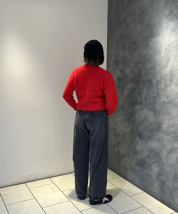 仙田 こころさんの「BEAMS WOMEN｜Gymphlex / シャギーニット カーディガン」を使ったコーディネート