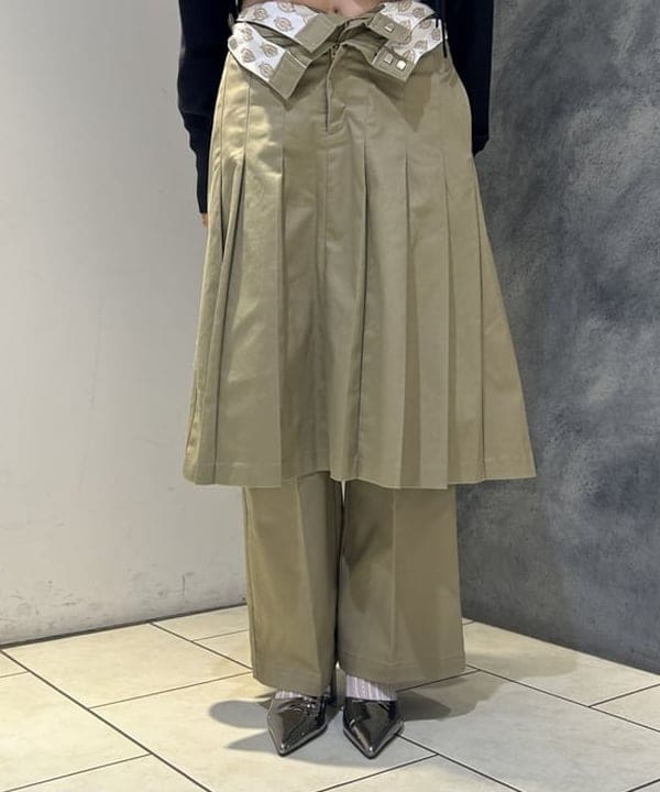 ハルカさんの「BEAMS WOMEN｜【別注】Dickies / レイヤード スカート パンツ」を使ったコーディネート