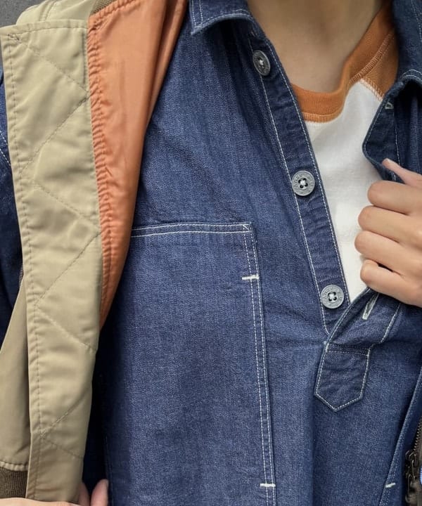 み　う　ちさんの「BEAMS WOMEN｜デタッチ スリーブ ミリタリー ブルゾン」を使ったコーディネート