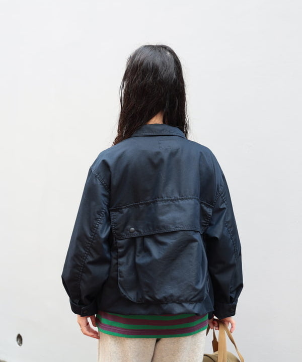 清水 彩乃さんの「BEAMS WOMEN｜シャンブレー ギャバ ショート フィッシング ジャケット」を使ったコーディネート