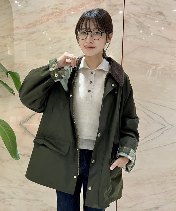 茂野 真楓さんの「BEAMS WOMEN｜【別注】Barbour / BEDALE ジャケット」を使ったコーディネート