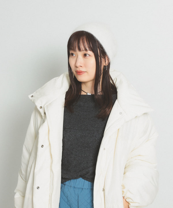 カタヤマ アヤさんの「BEAMS WOMEN｜リブ オフショルダー プルオーバー」を使ったコーディネート