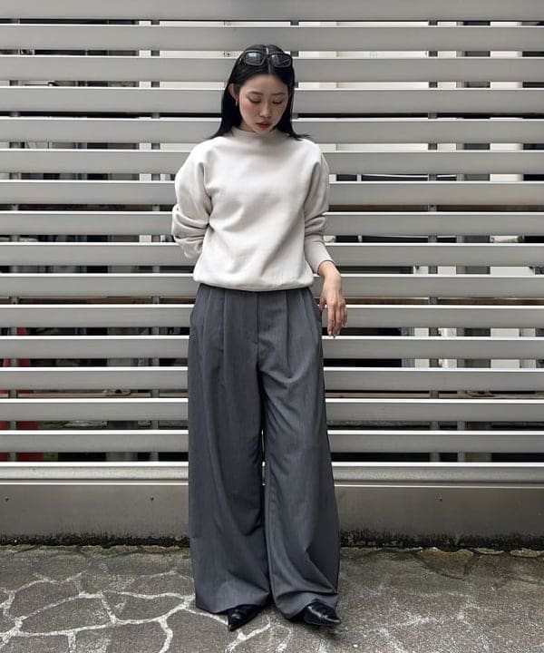 ayaneさんの「BEAMS WOMEN｜AK+1 / 吊り裏毛 スウェット」を使ったコーディネート