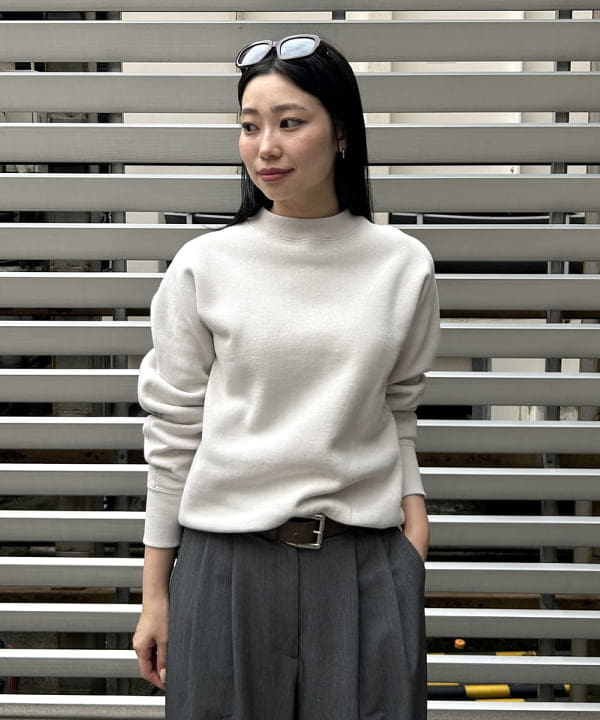 ayaneさんの「BEAMS WOMEN｜AK+1 / 吊り裏毛 スウェット」を使ったコーディネート