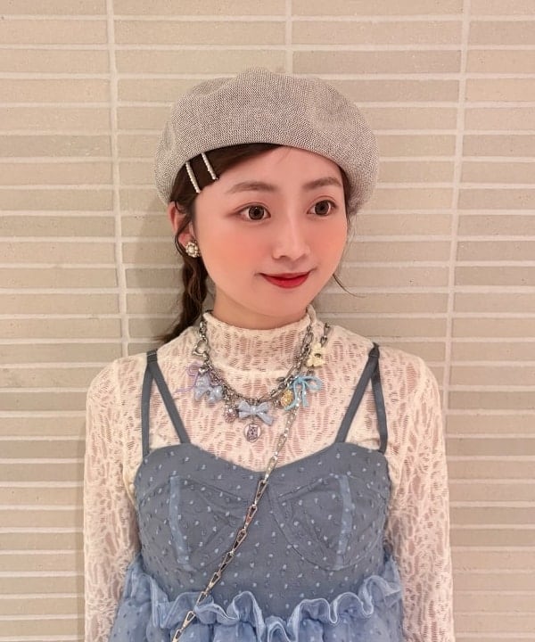 Joさんの「BEAMS WOMEN｜リボン チェーン バッグ」を使ったコーディネート