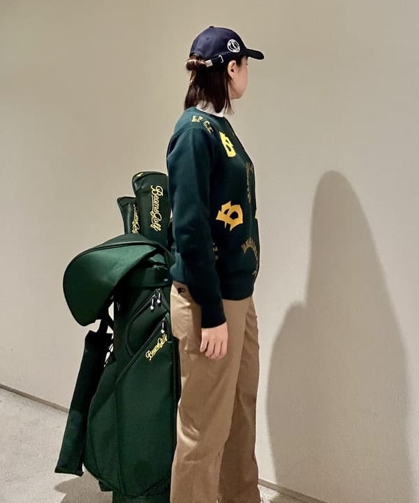 美品☆ビームスゴルフ　ハイブリッドダウン　ニット　カモフラ柄　2way 近年 BEAMS GOLF（ビームス ゴルフ）ニット ヘッドカバー 2