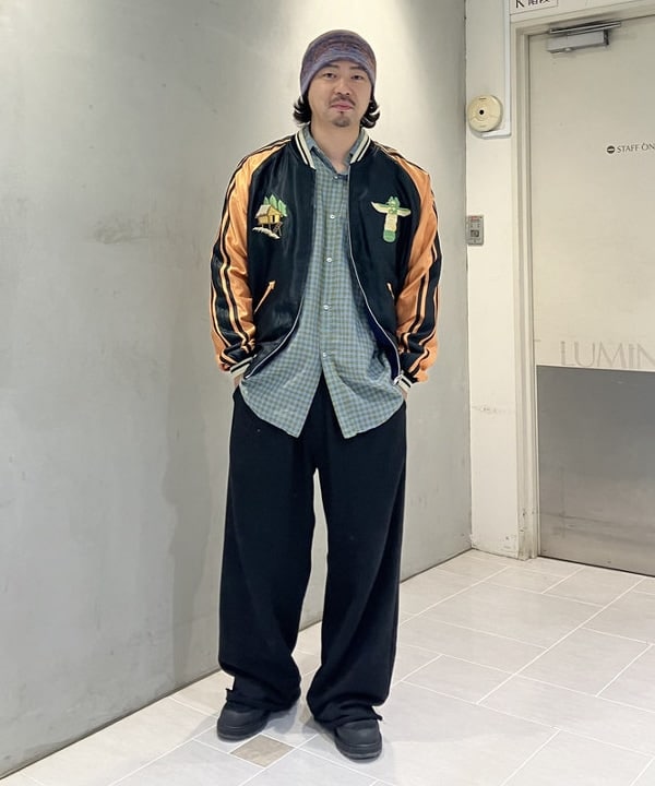 滝沢 一喜さんの「BEAMS WOMEN｜グラデーション ワッチキャップ」を使ったコーディネート