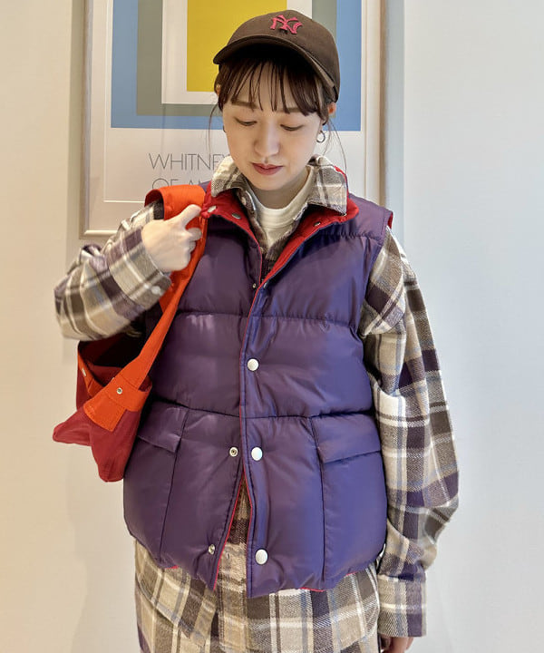 イシイ サオリさんの「BEAMS WOMEN｜ワーク チェック シャツ」を使ったコーディネート