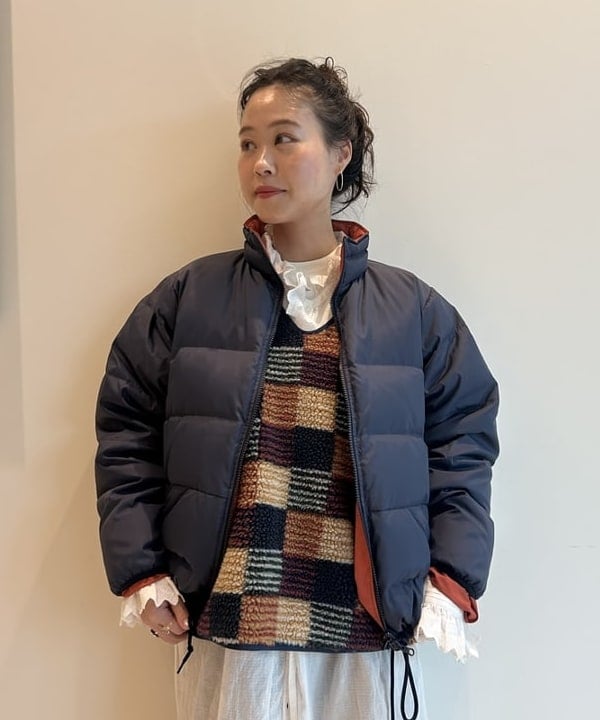 清水 彩乃さんの「BEAMS WOMEN｜ユーロ ヴィンテージ フリル ワンピース」を使ったコーディネート