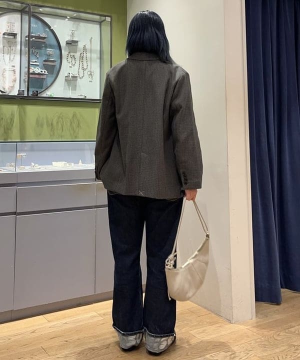 ゆいさんの「BEAMS WOMEN｜チェック オーバー ジャケット」を使ったコーディネート