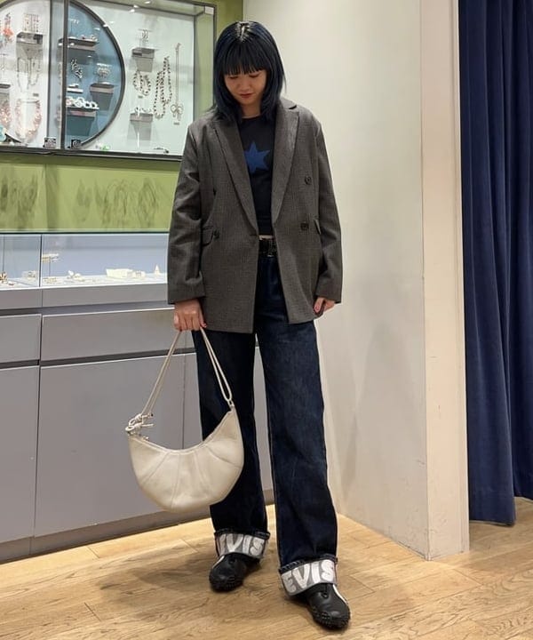 ゆいさんの「BEAMS WOMEN｜チェック オーバー ジャケット」を使ったコーディネート