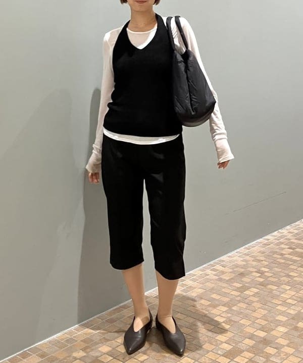 NATSUKIさんの「BEAMS WOMEN｜ストレッチ カプリ パンツ」を使ったコーディネート