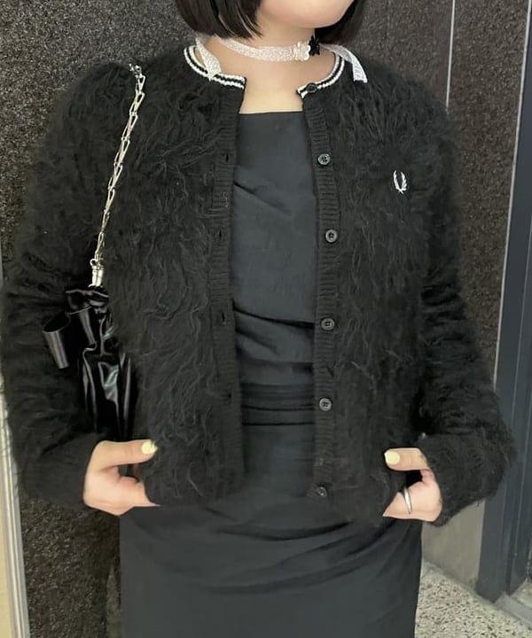 chikaさんの「BEAMS WOMEN｜リボン チェーン バッグ」を使ったコーディネート