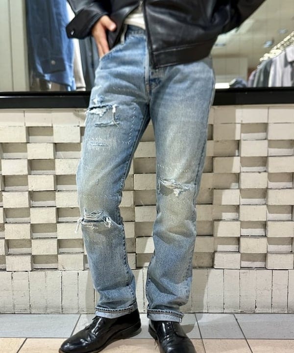 Kellyさんの「BEAMS WOMEN｜ワイドフィット レザー ジップブルゾン」を使ったコーディネート