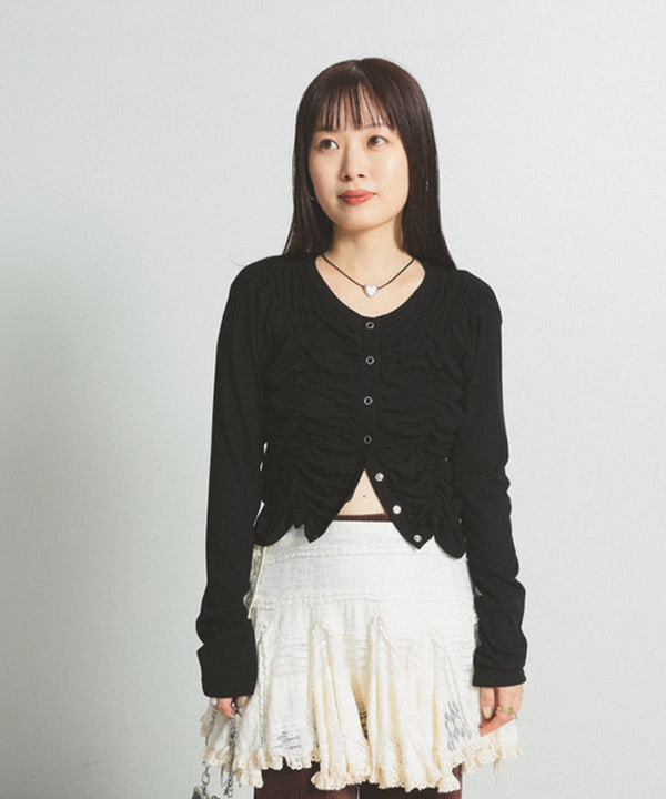 カタヤマ アヤさんの「BEAMS WOMEN｜RBS / フェイクファー ステンカラー コート」を使ったコーディネート