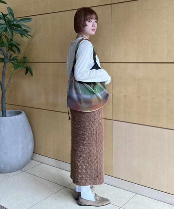 Hazukiさんの「BEAMS WOMEN｜RBS / ウエスト リブ 起毛 レース スカート」を使ったコーディネート