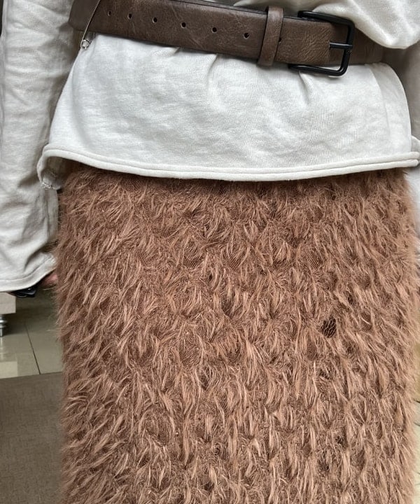 Hazukiさんの「BEAMS WOMEN｜RBS / ウエスト リブ 起毛 レース スカート」を使ったコーディネート