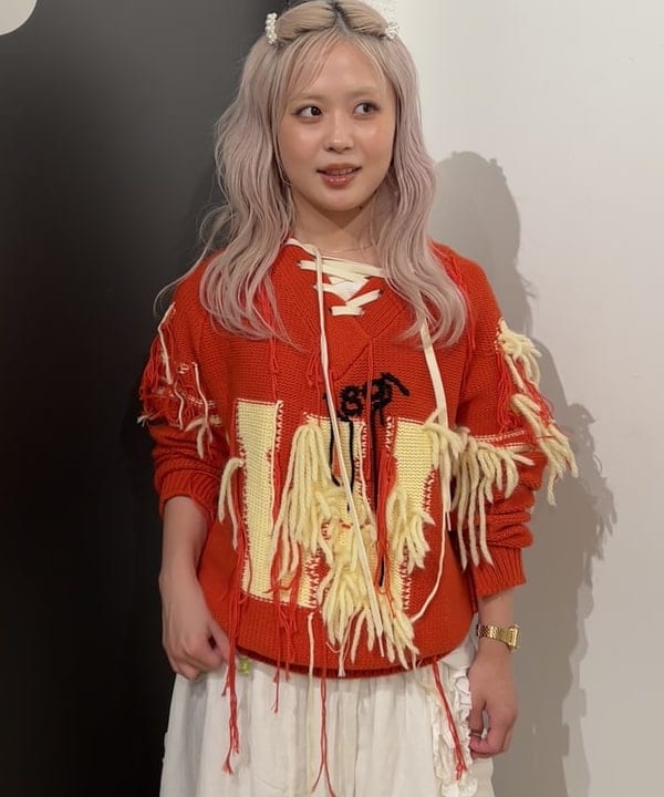 ando naoさんの「BEAMS WOMEN｜ロング ファー バッグ」を使ったコーディネート