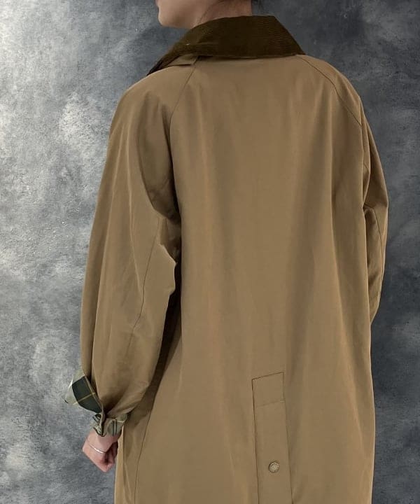 nodokaさんの「BEAMS WOMEN｜【別注】BARBOUR / BURGHLEY ロングコート」を使ったコーディネート