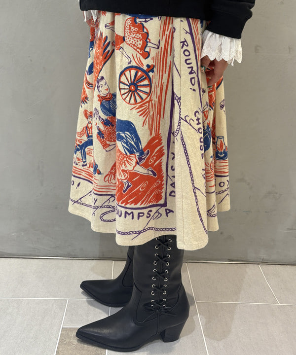 大石彩可さんの「BEAMS WOMEN｜【別注】TORI-TO / タテフリル カーディガン」を使ったコーディネート