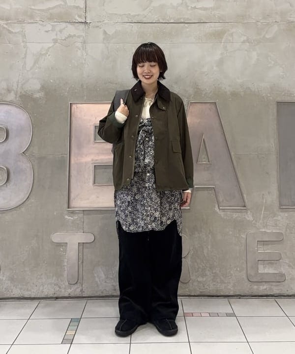 本日まで　レア希少商品　beams MUVEIL 花柄コート　グリーン 楽天市場】【MUVEIL】 フラワー刺繍コート MA224FC001