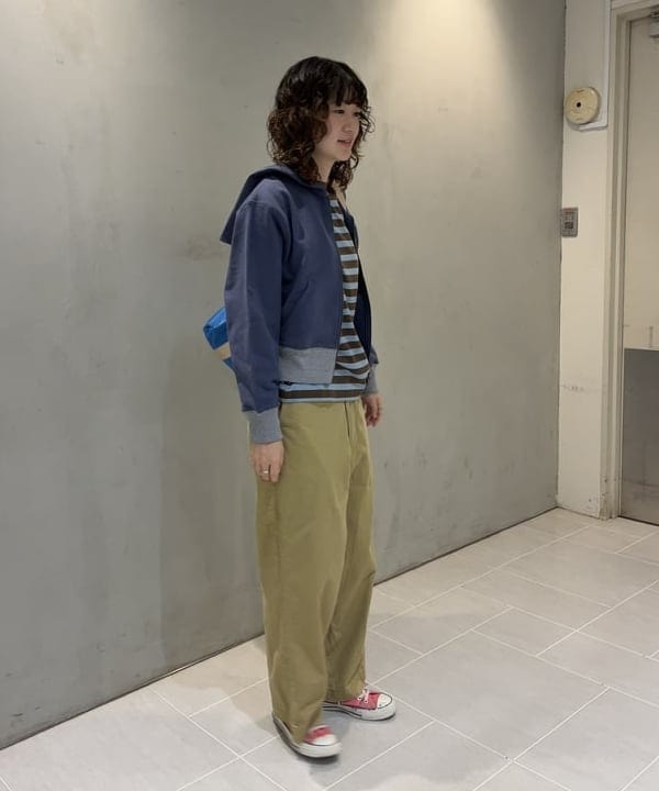 キラリさんの「BEAMS WOMEN｜セーラー スウェット フルジップ」を使ったコーディネート