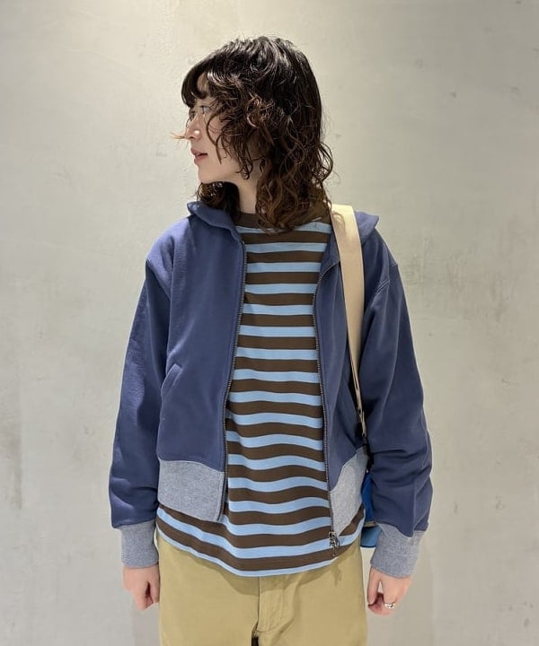 キラリさんの「BEAMS WOMEN｜セーラー スウェット フルジップ」を使ったコーディネート