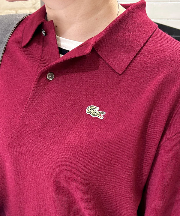 スミレさんの「BEAMS WOMEN｜【別注】LACOSTE / ニット ポロシャツ」を使ったコーディネート